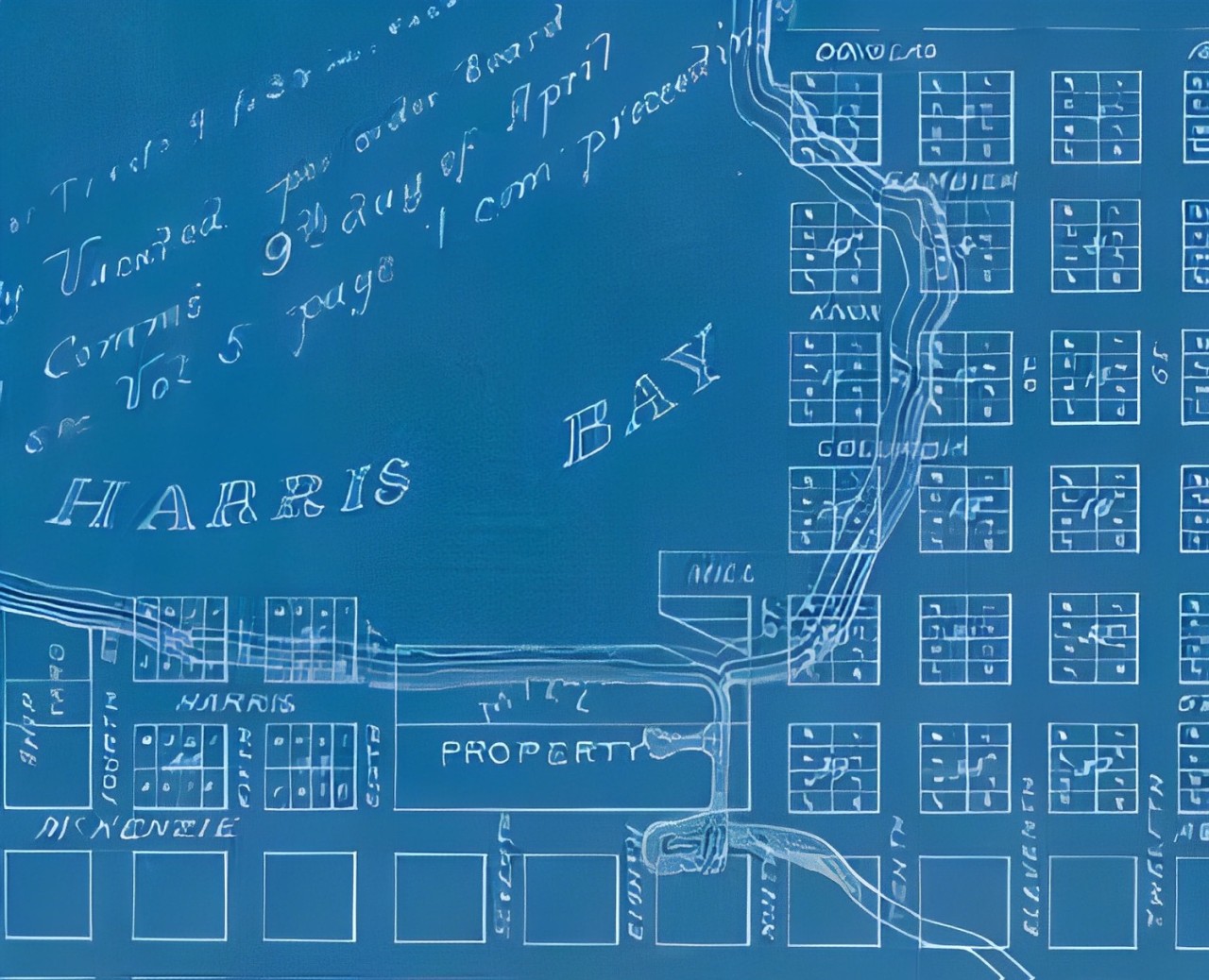 Daniel J. Harris Plat of January 2, 1883.