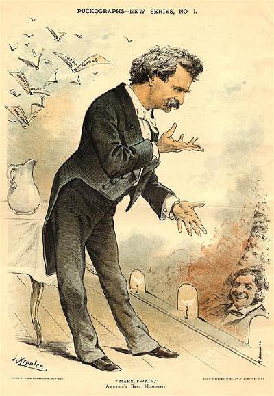 TwainStage The following day Twain headed north to Fairhaven